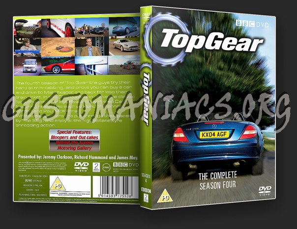 Top Gear Season Four dvd cover