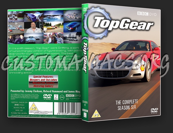 Top Gear Season Six dvd cover