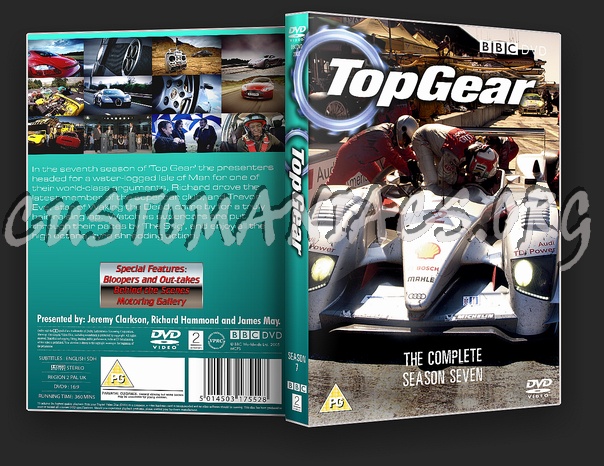 Top Gear Season Seven dvd cover