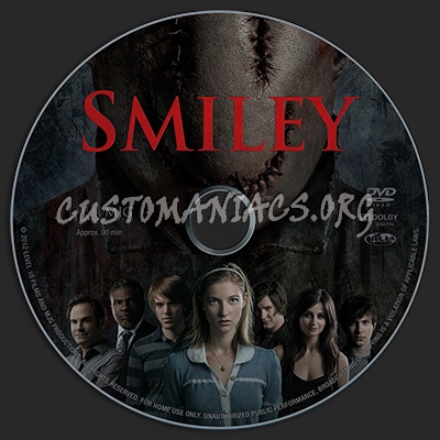 Smiley dvd label