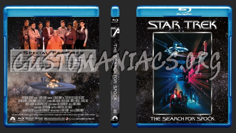 Star Trek Motion Picture Collection blu-ray cover