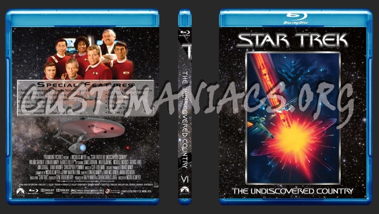 Star Trek Motion Picture Collection blu-ray cover