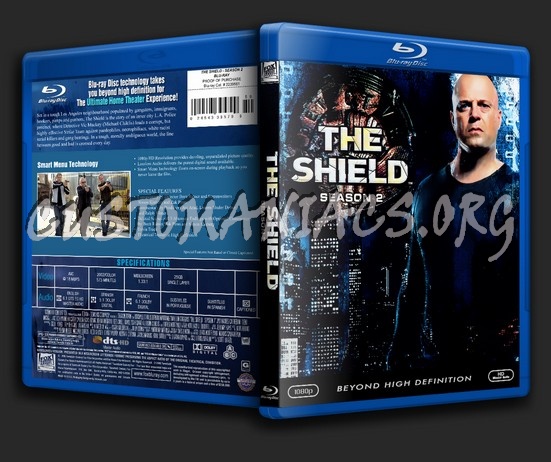 The Shield - Season 2 blu-ray cover