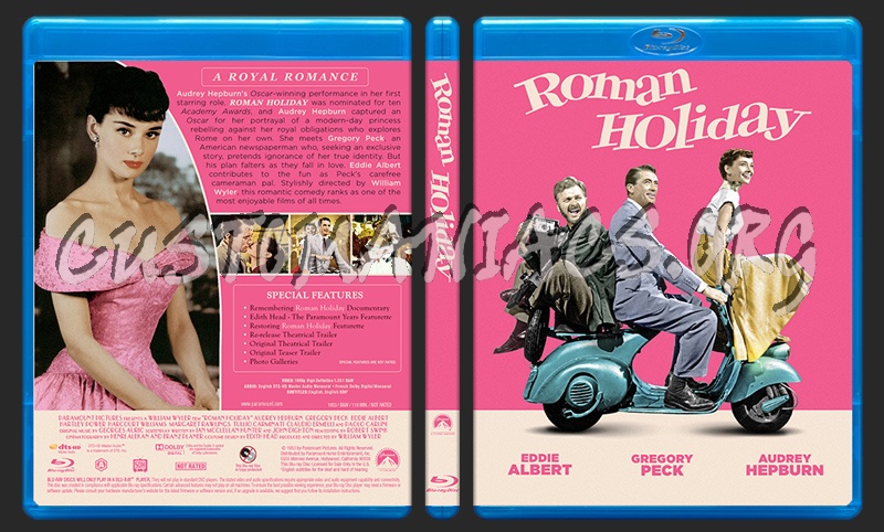 Roman Holiday blu-ray cover