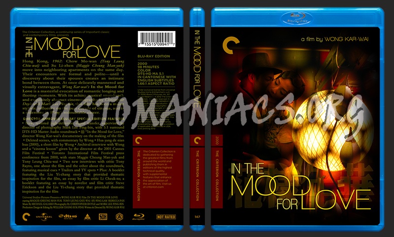 147 - In The Mood For Love blu-ray cover