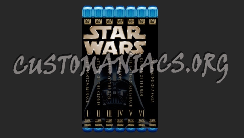Star Wars Complete Saga 15mm blu-ray cover