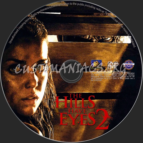 The Hills Have Eyes 2 dvd label