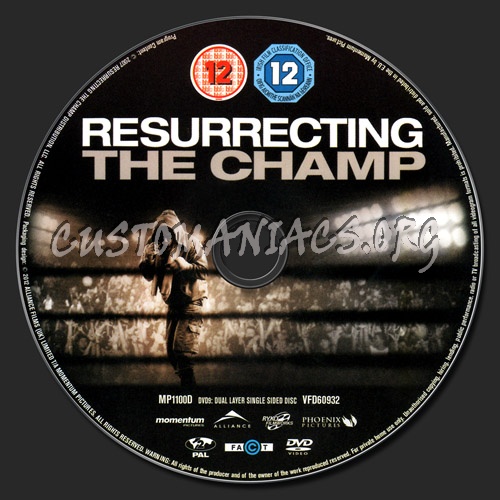 Resurrecting The Champ dvd label