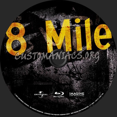 8 Mile blu-ray label