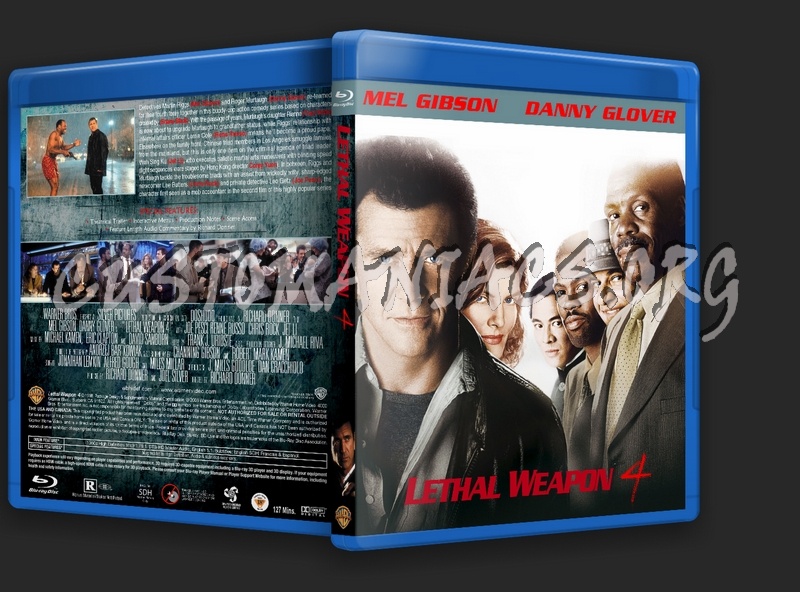 Lethal Weapon Collection blu-ray cover