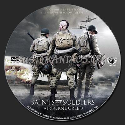 Saints and Soldiers Airborne Creed dvd label