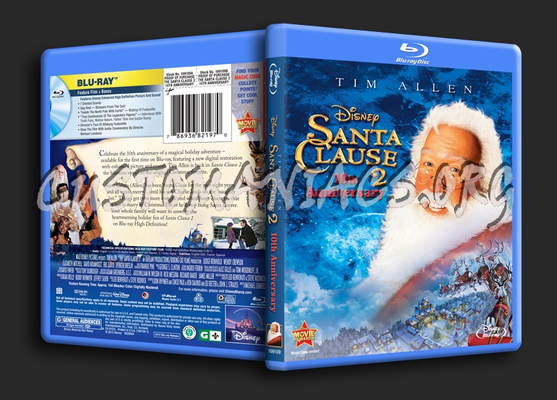 Santa Clause 2 blu-ray cover