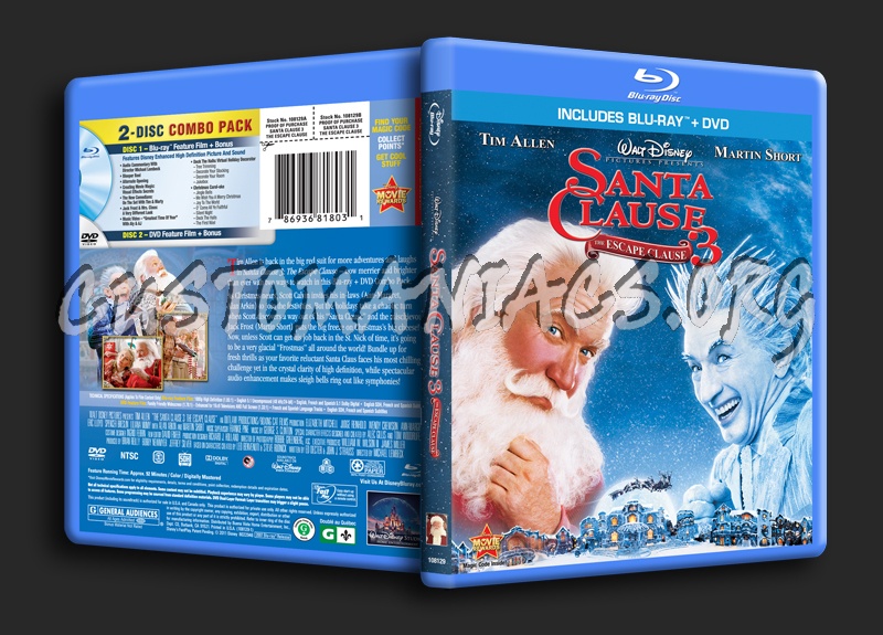 Santa Clause 3 blu-ray cover