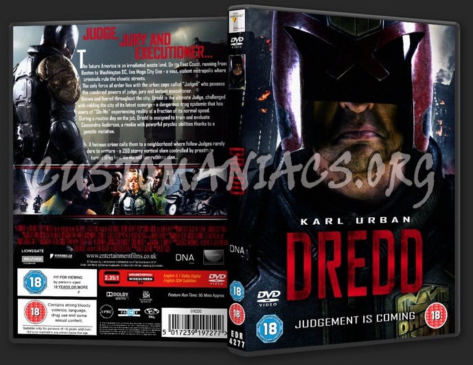 Dredd dvd cover