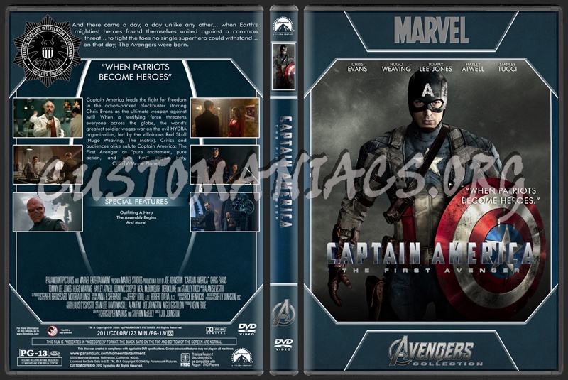 Avengers Collection - Captain America dvd cover