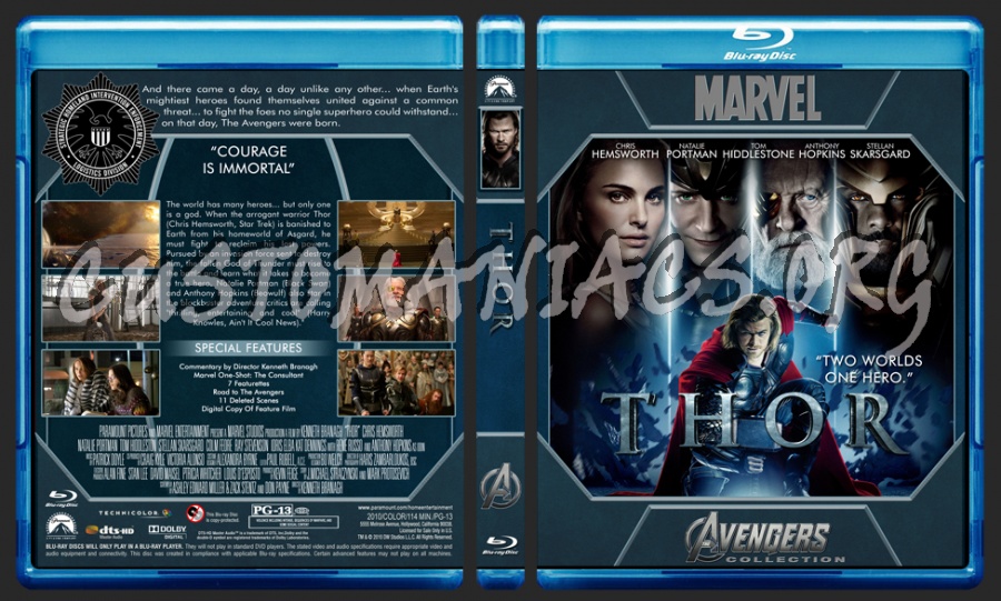 Avengers Collection - Thor blu-ray cover