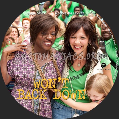 Won't Back Down dvd label