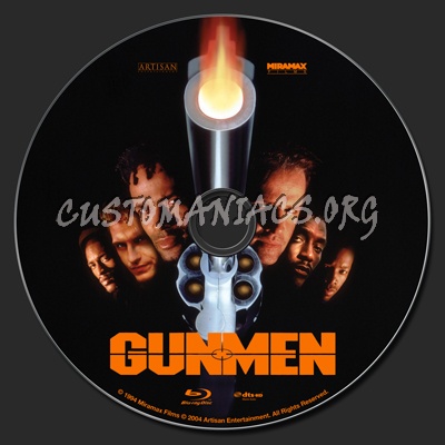 Gunmen blu-ray label