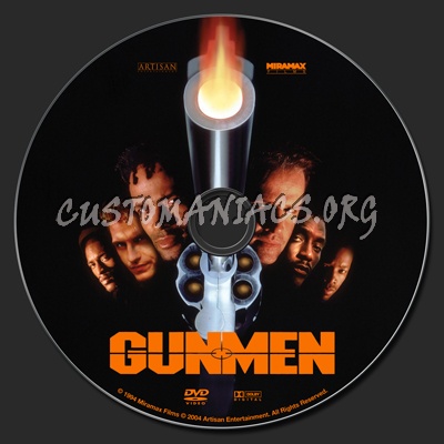 Gunmen dvd label