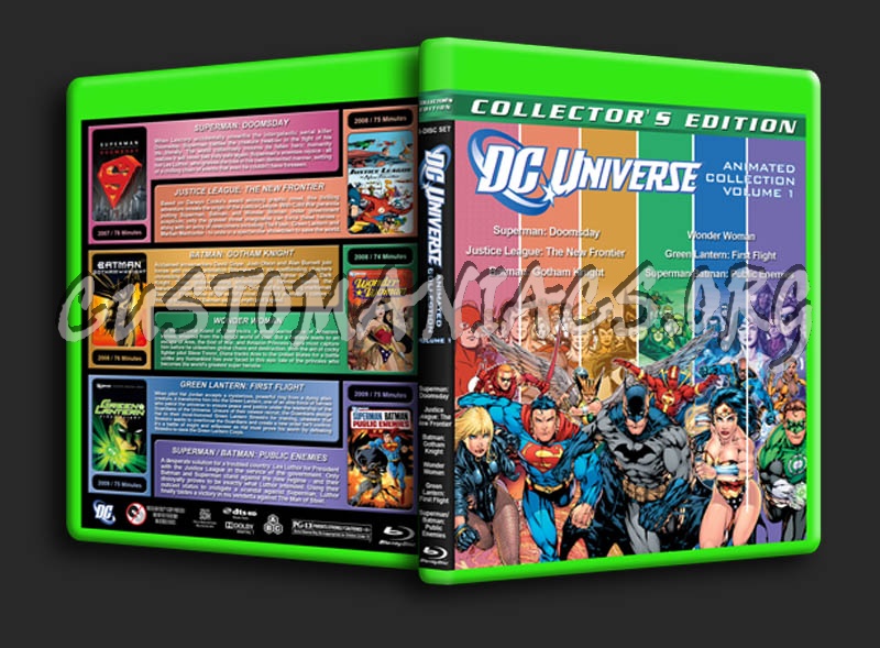 DC Animated Collection - Volume 1 blu-ray cover