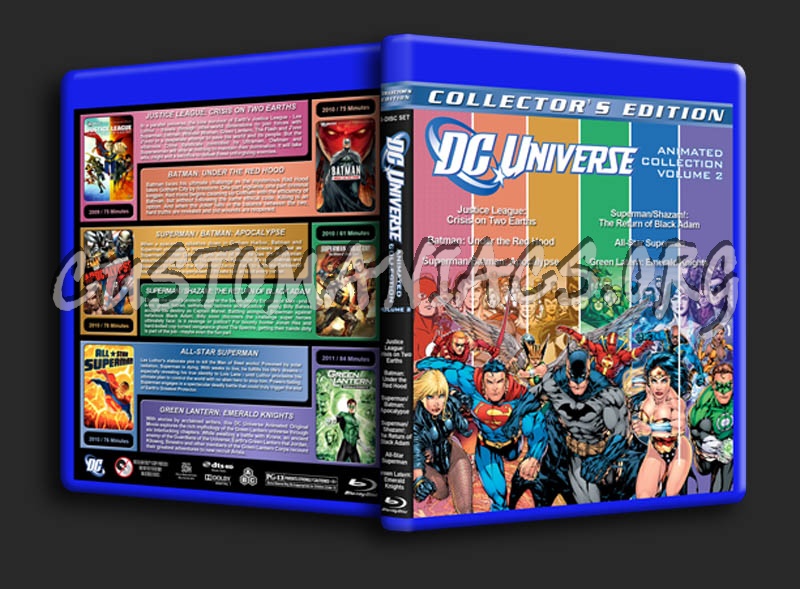 DC Animated Collection - Volume 2 blu-ray cover