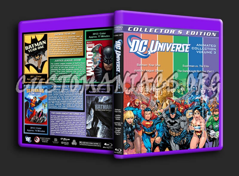 DC Animated Collection - Volume 3 blu-ray cover