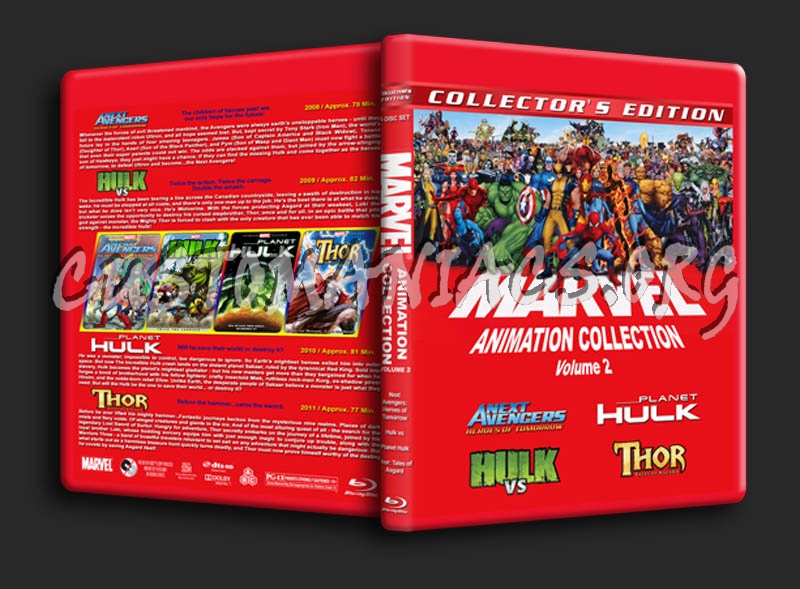Marvel Animation Collection - Volume 2 blu-ray cover
