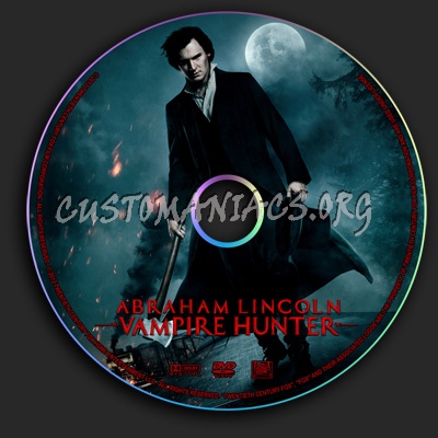 Abraham Lincoln Vampire Hunter dvd label