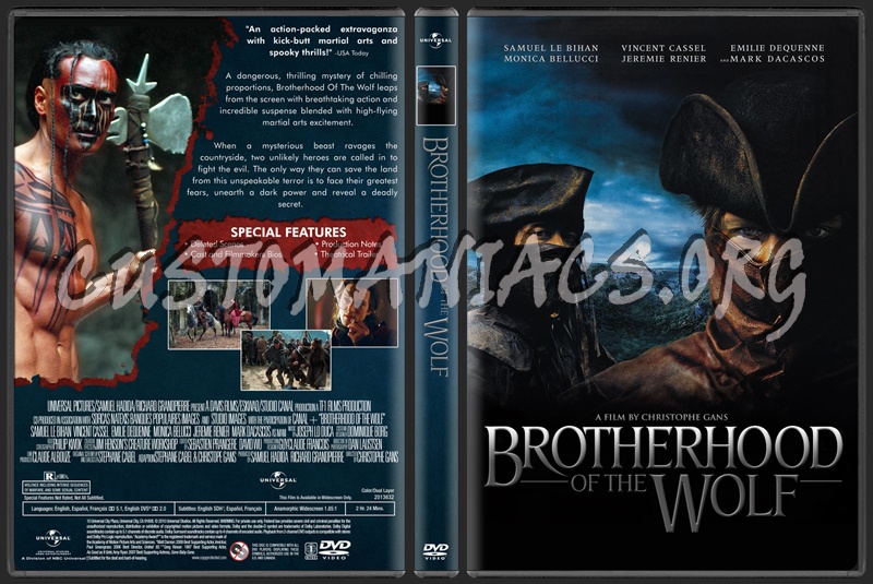 Brotherhood Of The Wolf dvd cover
