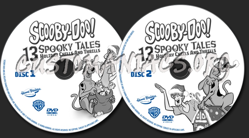 Scooby-Doo! 13 Spooky Tales Holiday Chills and Thrills dvd label