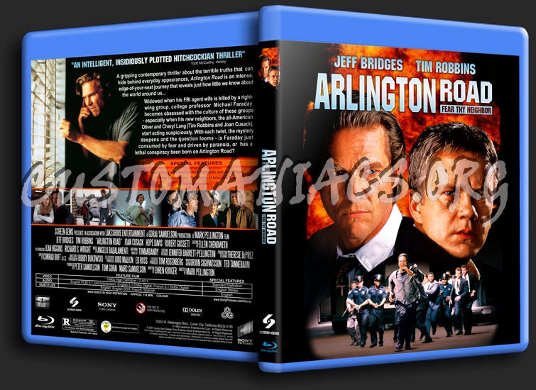 Arlington Road blu-ray cover