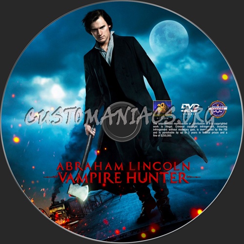 Abraham Lincoln: Vampire Hunter dvd label