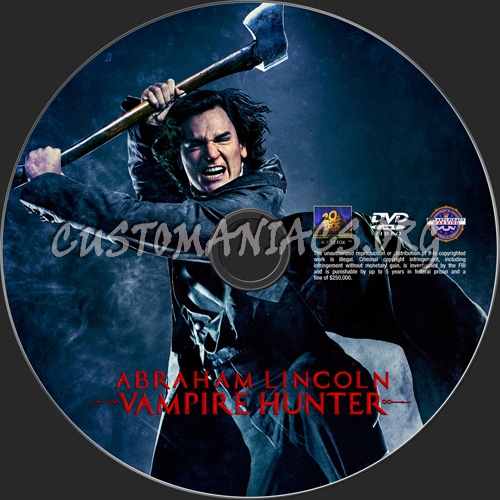 Abraham Lincoln: Vampire Hunter dvd label