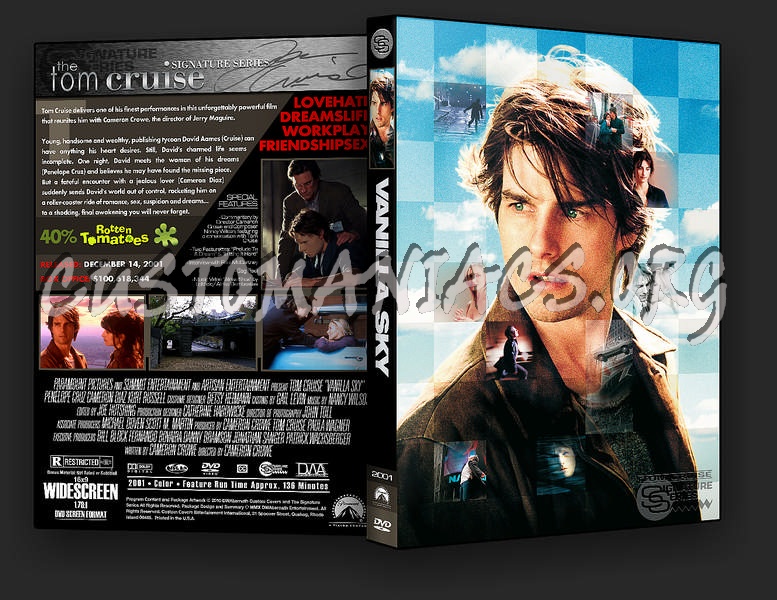 Vanilla Sky dvd cover