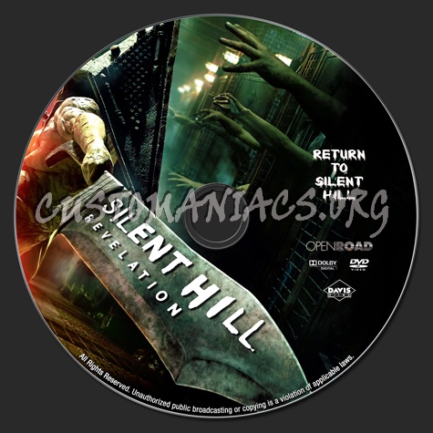 Silent Hill: Revelation dvd label