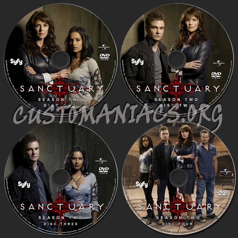 Sanctuary - Season Two dvd label