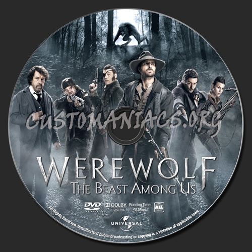 Werewolf The Beast Among Us dvd label