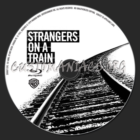 Strangers on a Train blu-ray label