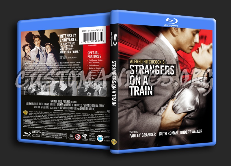 Strangers on a Train blu-ray cover