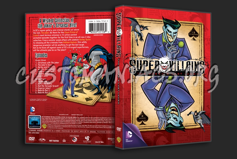 Super Villains The Joker's Last Laugh dvd cover