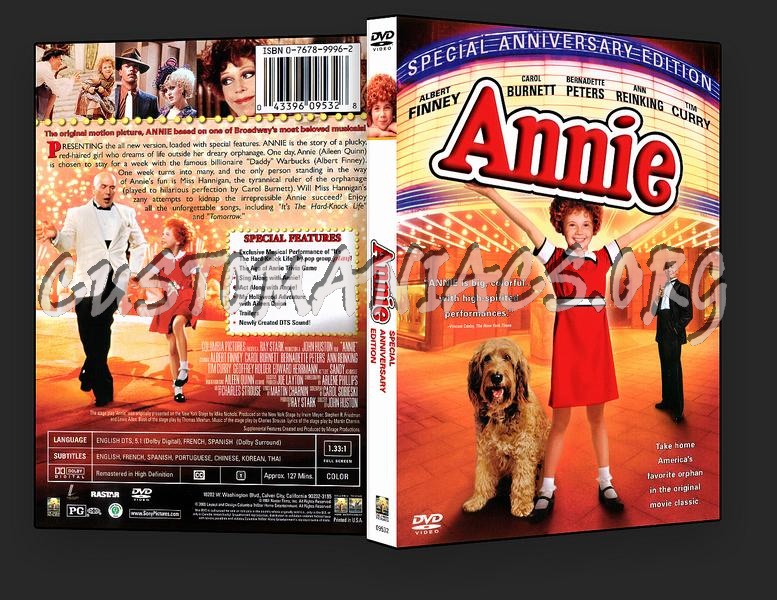 Annie - Special Anniversary Edition dvd cover