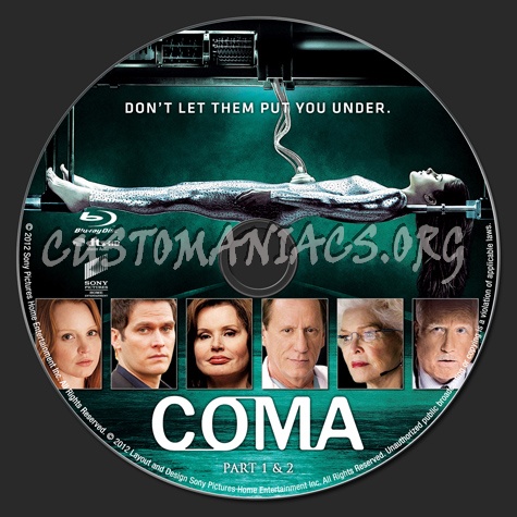 Coma blu-ray label