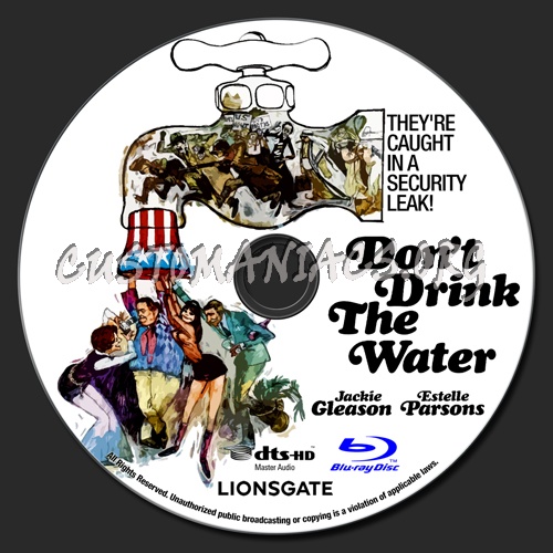 Don't Drink The Water blu-ray label
