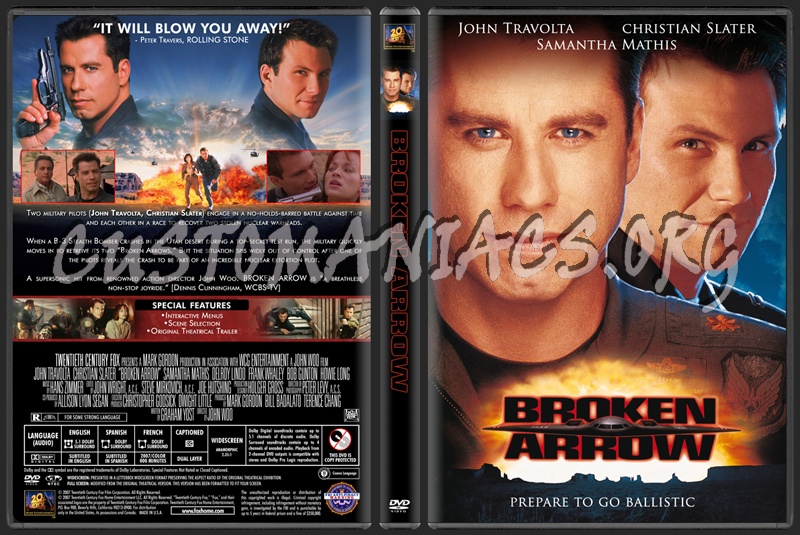 Broken Arrow dvd cover