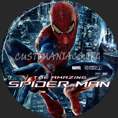 The Amazing Spider-man dvd label