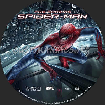 The Amazing Spider-man dvd label