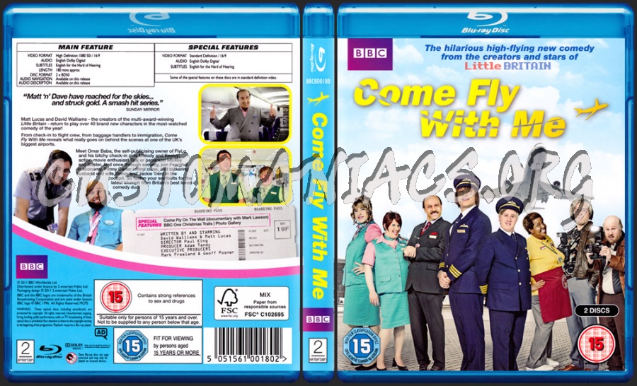 Come fly with me blu-ray cover