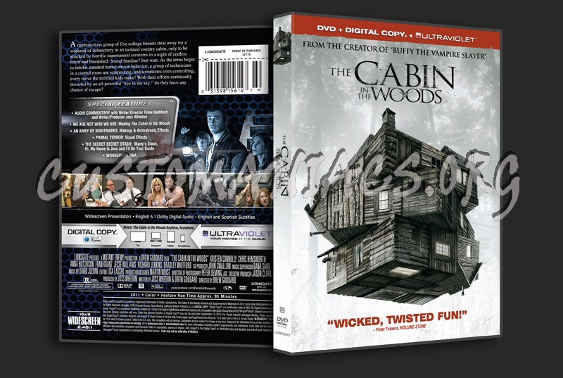 The Cabin in the Woods dvd cover