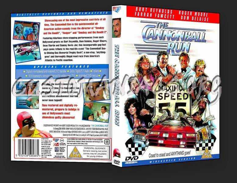 The Cannonball Run dvd cover