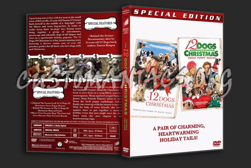 12 Dogs of Christmas Double Feature dvd cover